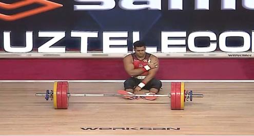 بعد إصابته في المحاولة الثالثة.. محمد إيهاب ينسحب من بطولة العالم لرفع الأثقال